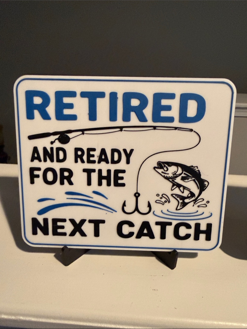 Retirement sign Set - 3D printed 6” x 5” qty4 - Picture 3 of 6